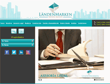 Tablet Screenshot of landenmarken.com